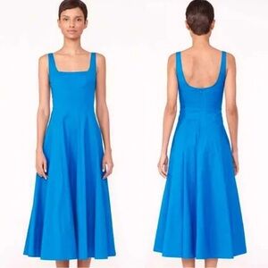 Staud blue Wells dress